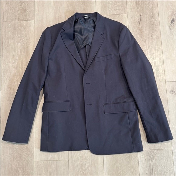 3.1 Phillip Lim Men’s Blazer Jacket Medium Navy Blue Cotton 2 Button Business - Picture 1 of 10